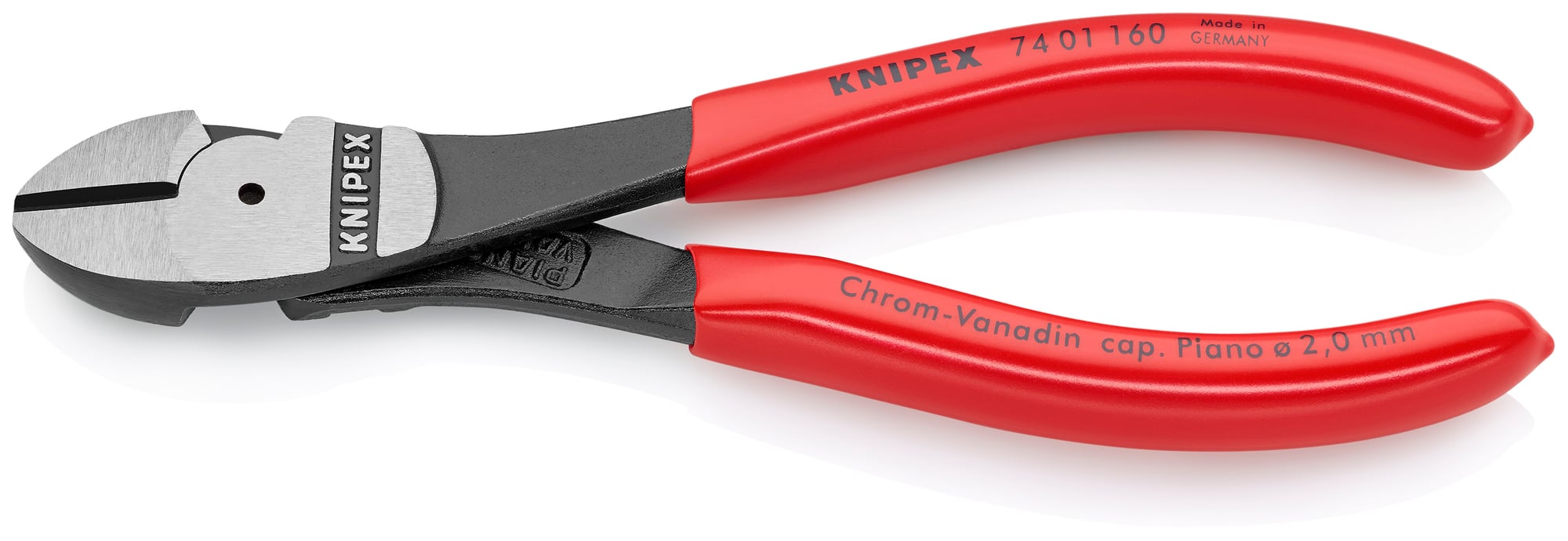 High Leverage Diagonal Cutters, 6 1/4 in., Plastic Coating