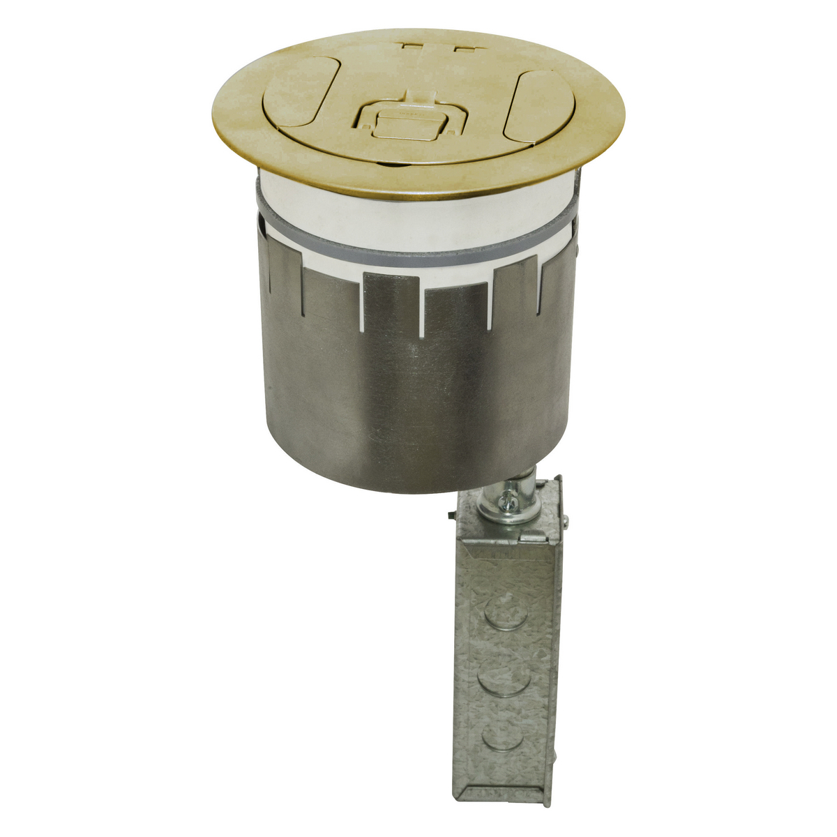 Fire Rated Poke Throughs, Recessed 6" Series, Kit, (1) S1R6PTFIT, (1) S1R6SPW, (1) S1R6SPZ, (1) S1R6CVRBRS