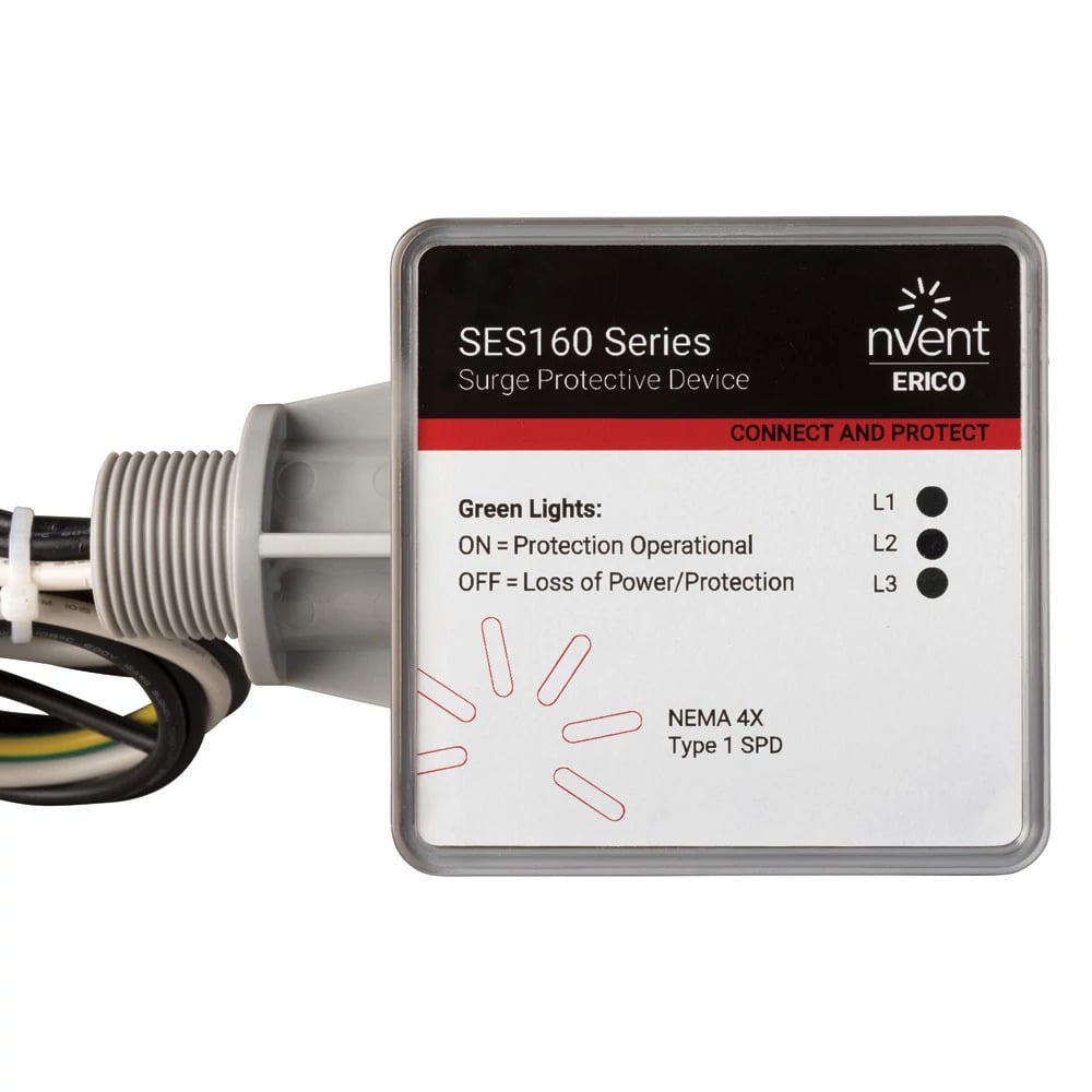 Service Entrance Suppressor(B), 160 kA, 277/480 V Un, 3Ph Y 4W+G Dist System