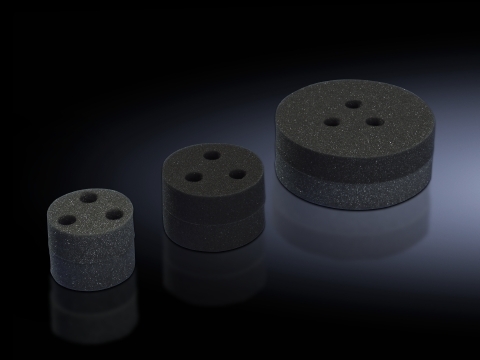 Stoppers, For roof-mounted cooling units and roof-mounted air/water heat exchangers