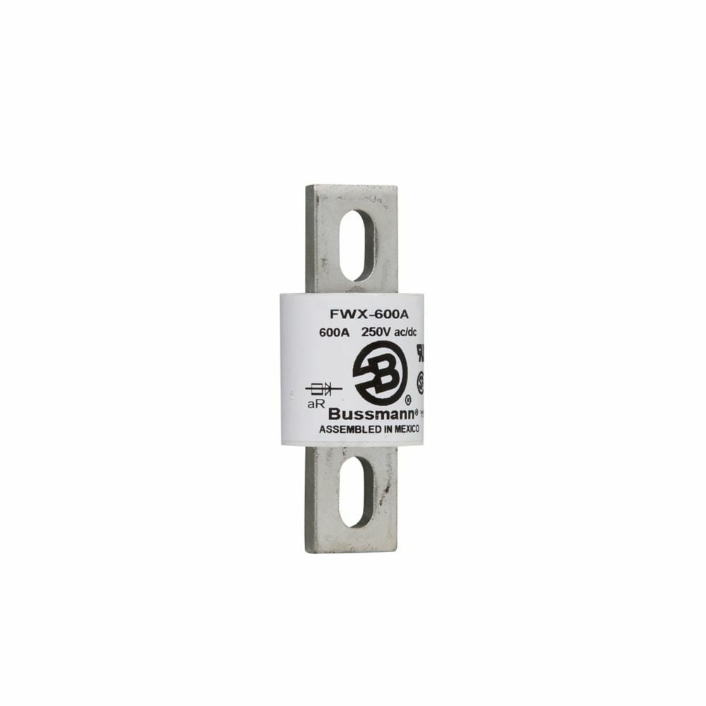 Eaton Bussmann series FWX high speed fuse, 600V, 700A RMS, 200 kAIC Vac, 50 kAIC at 250 Vdc, Non Indicating, High speed fuse, Blade end X blade end, Stud