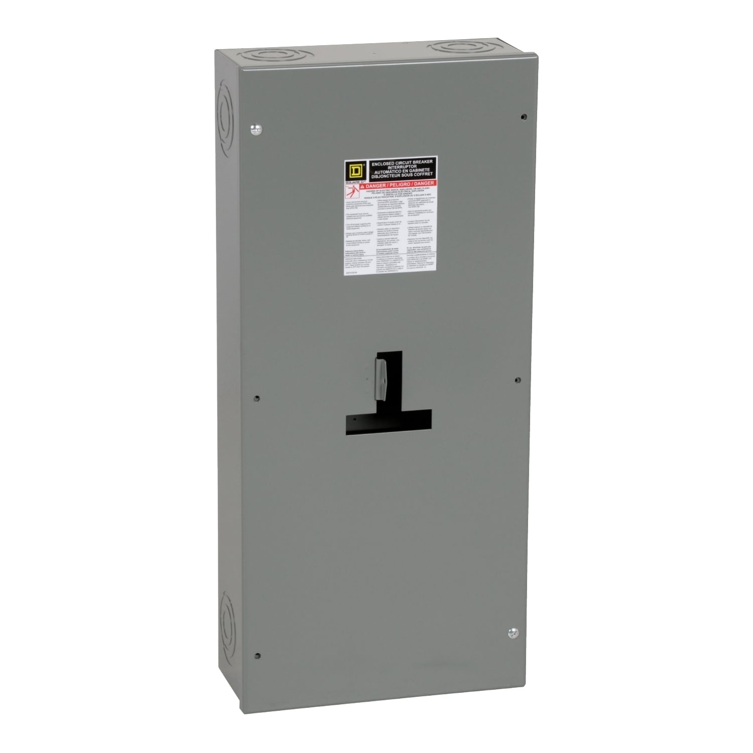 J250S PowerPact H- and J-Frame Circuit Breaker Enclosure, 15/250 Amp, Nema 1, Surface Mount