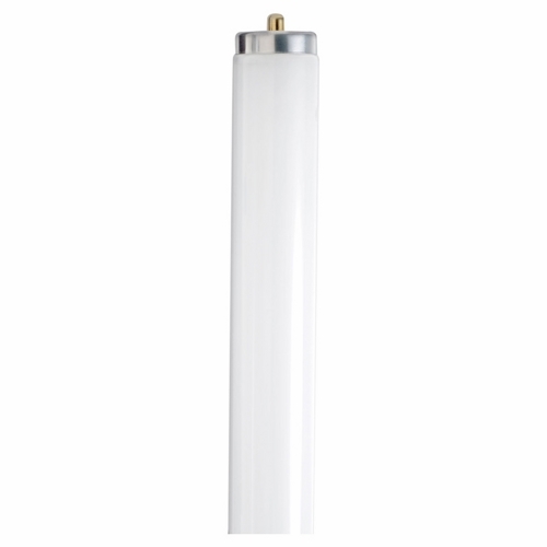 Fluorescent Shatter Proof Lamp, Designation: F48T12/CW/TF, 39 WTT, T12 Shape, G13 Medium Bi Pin Base, 9000 HR, Lumens: 2875 LM Initial, 4200 DEG K Color Temperature, Cool White 62 CRI, 46 IN Length, 1-1/2 IN Diameter