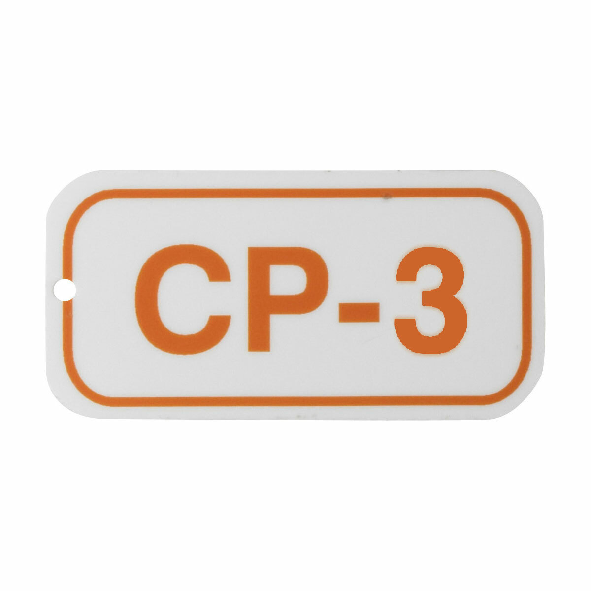 1.5"X3"ENERGY TAGS ORN/WHT,CP-3,ADH25/PK