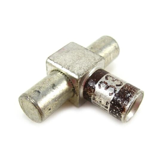 KUBE Male (Two Load) Copper Motor Pigtail Disconnect, Wire Size 2 AWG, Body Size 3, Die Color Brown