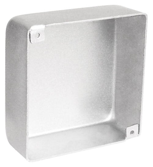 Four Square Blank Junction Box 1-1/2" Deep no Knockout, 50 Pak