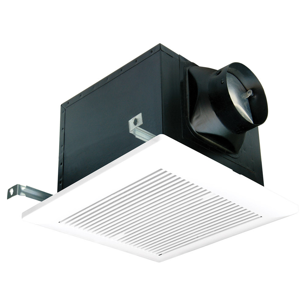 90 CFM ENERGY STAR Certified Single Speed Humidity Sensing Exhaust Fan - 4 Inch Metal Duct Adapters