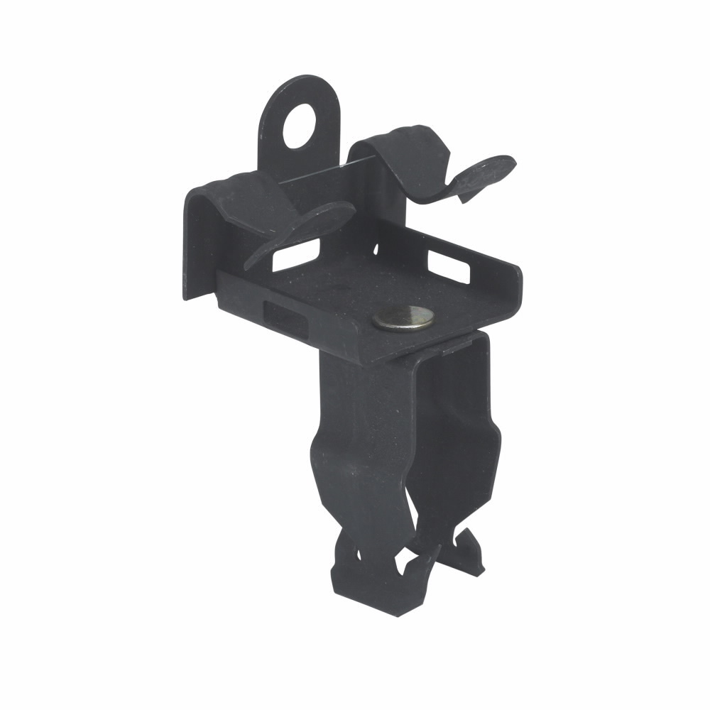 Eaton B-Line series conduit support fasteners, Beams, Flange, 1" Height, 1" Length, 1" Width, 0.095lbs, 0.5" EMT, Push-type conduit to beam fasteners, .31" Min mount size, .5" Max mount size
