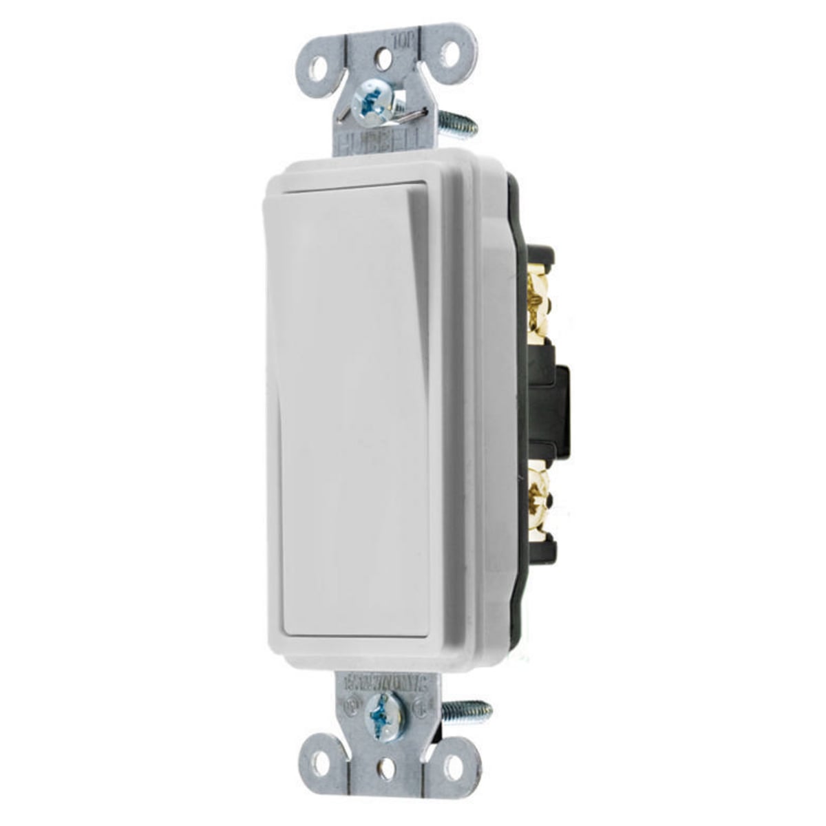 DS120OW General Purpose Standard Specification Grade AC Decorator Switch, 120/277 VAC, 20 A, 5540 W Power Rating, 2-Position Contact