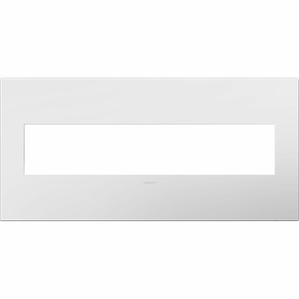 5-Gang 2-Module Wall Plate Gloss White