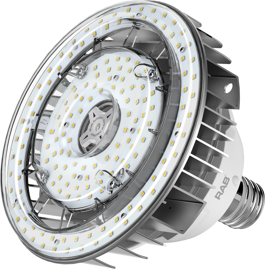 Hid Replacements 10800 Lumens Hid 80W Vertical Base Ex39 80CRI 5000K Ballast Bypass High Bay Gen 2