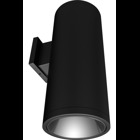 Cylinder Wall Up/Down 6 inch 40W, 4000k, 120-277V, Dimmable 50Deg, Black