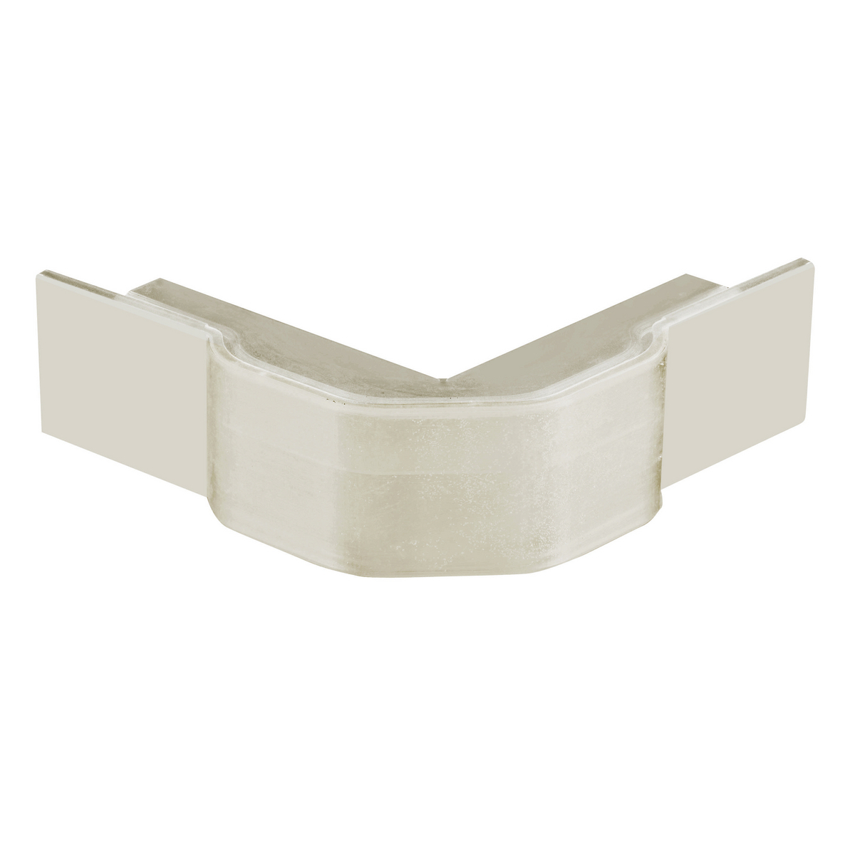 Raceway Products, Metallic, HBL2400/HBL2400D Series, Divided External Elbow, Ivory