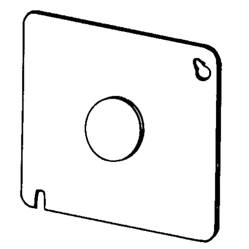 Features: Configuration 1/2 IN KO, Standard:UL E18095, Material: Steel, Shape: Square, Size:4 X 4 IN