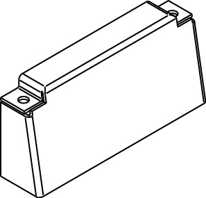  Internal Blank Bracket; Die-Cast Aluminum