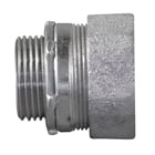 Concrete tight Compression Connector, 1-1/4 inch, Steel, Male Threaded x Compression
