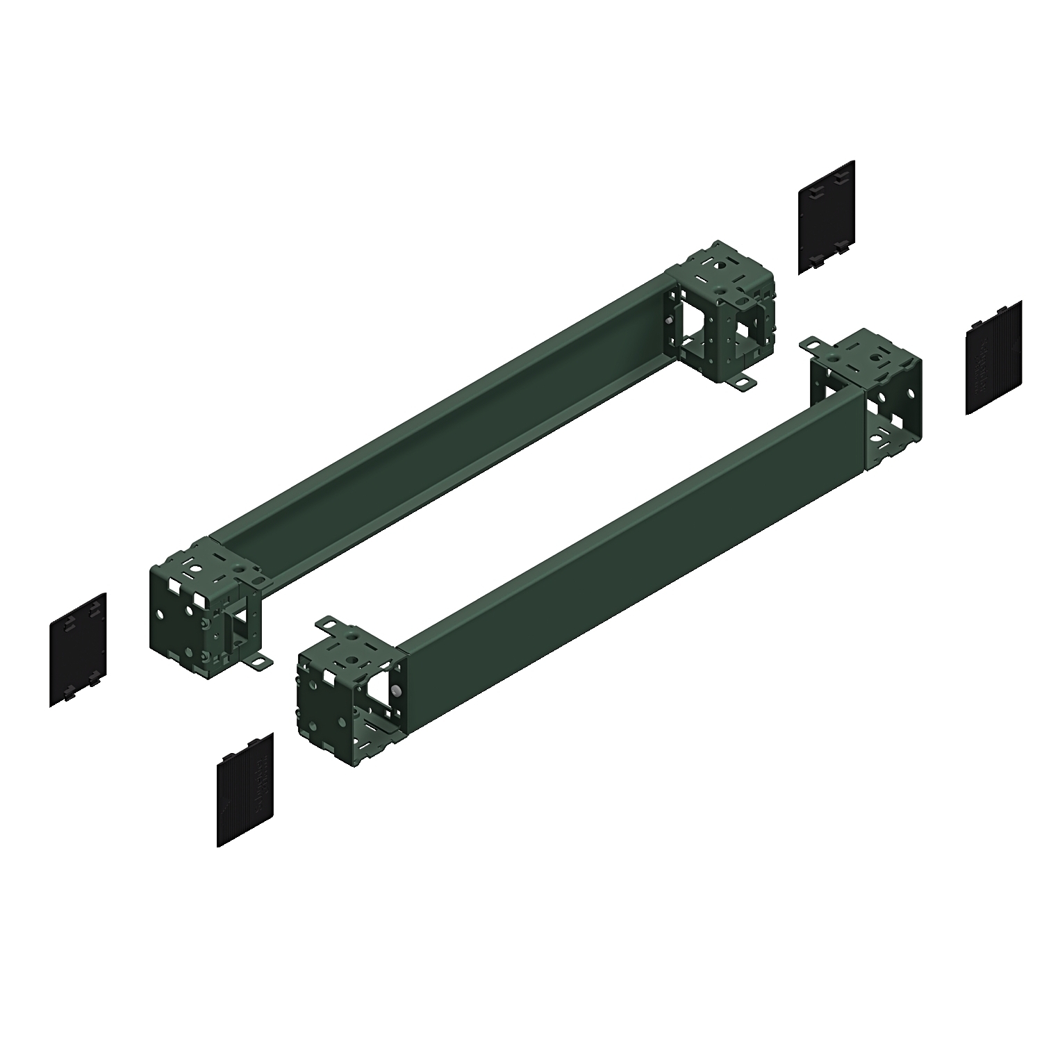 Front & rear plinth, PanelSeT SFN, Spacial SF, Spacial SM, for electrical enclosure W1200mm, plinth H100mm
