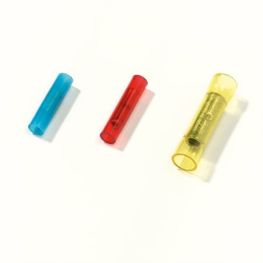 Polycarbonate Insulated Butt Splice Wire Range 4.0-6.0  Millimeters Squared, Yellow