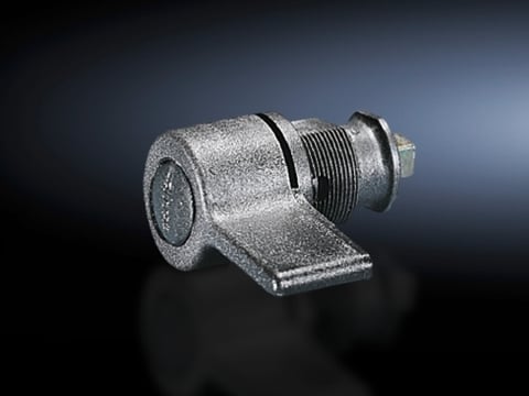 Plastic handles, E, color: RAL 8019, supply includes: Assembly parts, Seal
