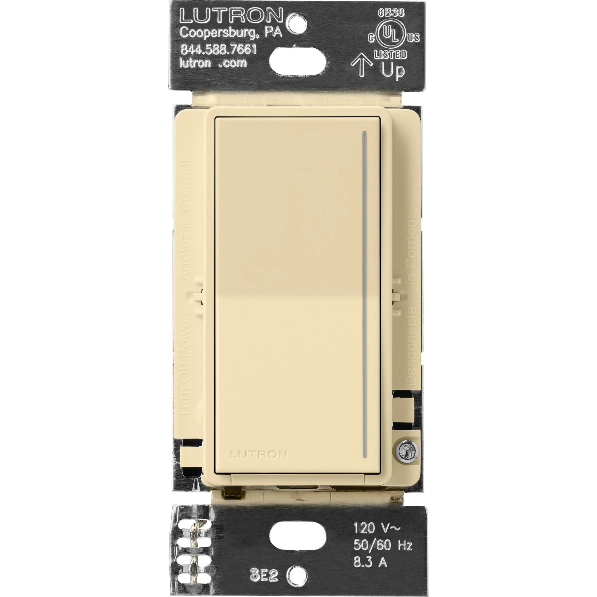 Sunnata Companion Dimmer Switch, for use only with Sunnata Pro LED+ Dimmer Switches, Ivory
