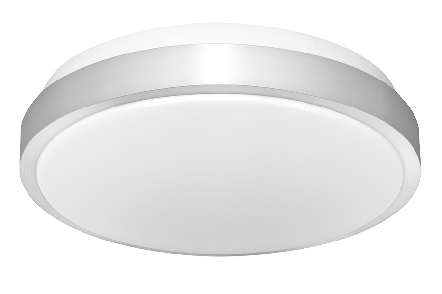 Skeet Xl 16 inch 20W, LED, 4000k, 120V Triac, Dimmable with round Deco Ring, White