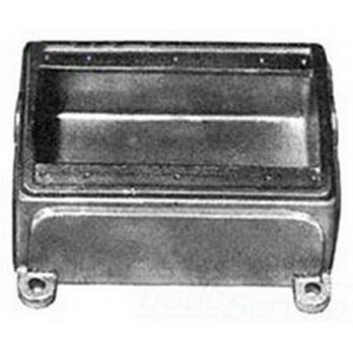 FD Series 1 Cover 3-Gang Box; Epoxy Powder-Coated Malleable Iron, Lug Mount