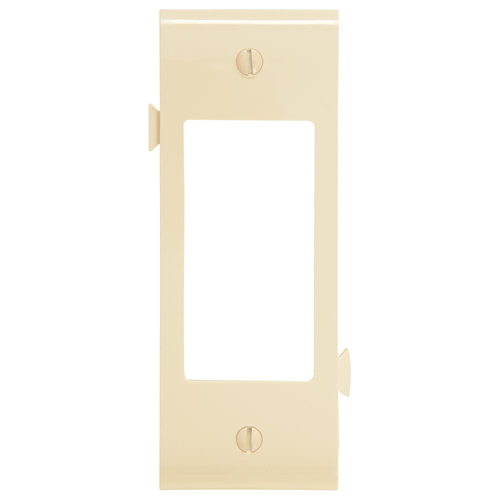 Sectional Wall Plate Semi-Jumbo Decorator Center Section Light Almond