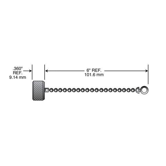 Dual Key Closure Cap ext thrd plug/Rcpt