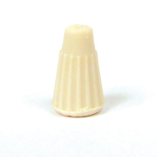 Multi-Carton packed high temperature porcelain wire connector HI-7.  Wire Range #18 to #16 AWG.  Stranded Copper.   White.     1000 pieces