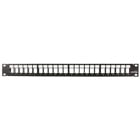 QuickPort Patch Panel, 24-Port, 1RU, Cable Management Bar Included