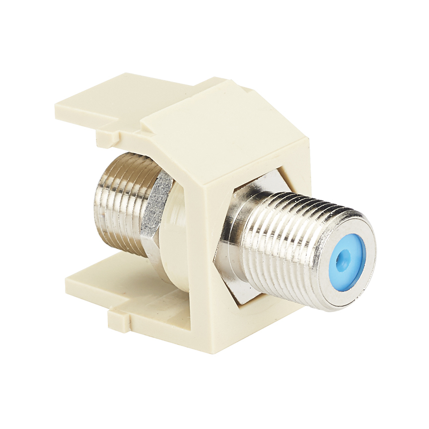 NK Coupler Module, F Type, Off White    