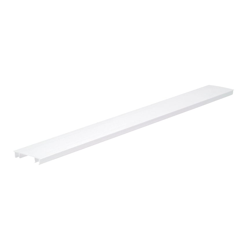 Hinged Duct Cover, PVC,1.5W X 6FT,White  