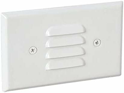 LED Mini Step Light, 90 CRI, Louver, White 