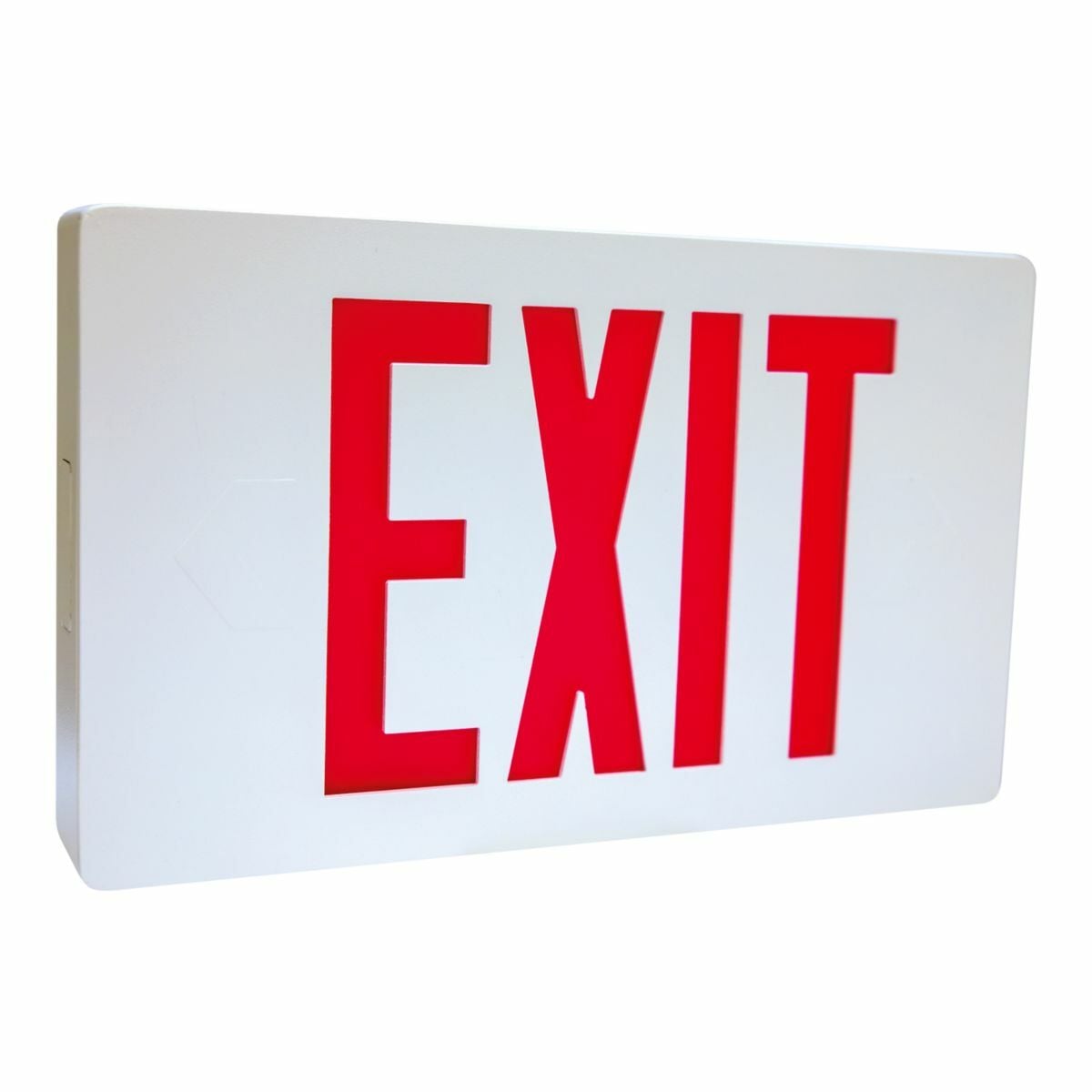LED, White Face and Housing, Single Face, Red and Green Letters, AC Only