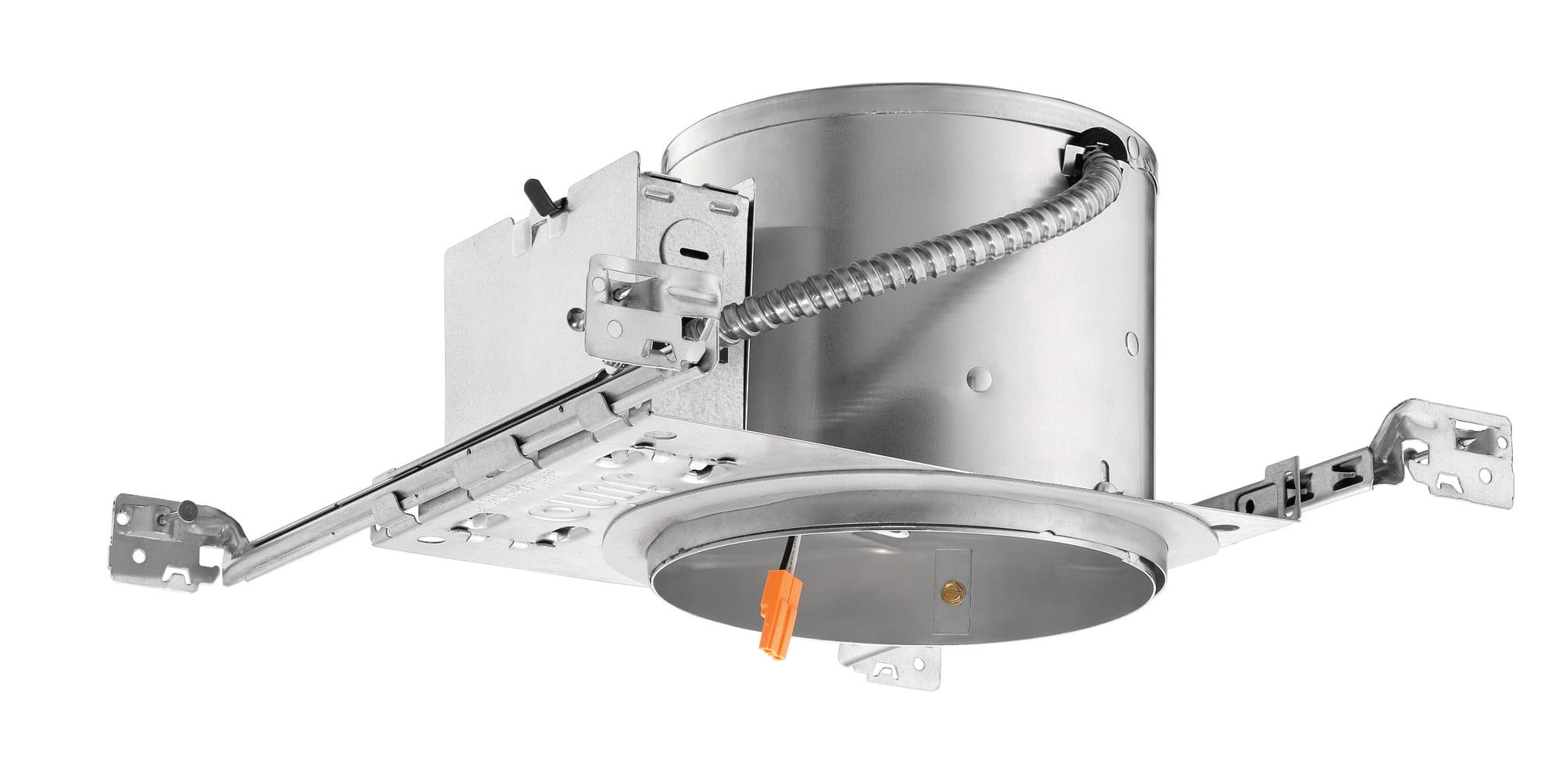 QC4R W G J6 Quick Connect 4 inch LED Remodel Recessed Downlight Housing with Push-In Connectors and Gasket