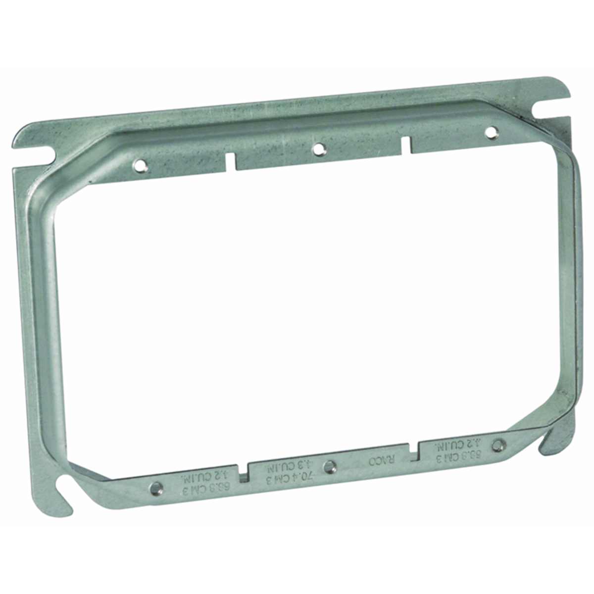 3-Gang Raised Device Covers - For 263 Box, Raised 3/4 In.