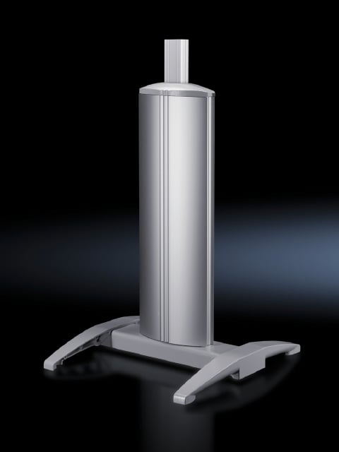 Pedestal, complete, for Command Panel, Stationary, color: RAL 7035, produkt group: Strong pillars for your application. They meet all your ergonomic and technical requirements. Suitable for secure accommodation of cables in every enclosure type.