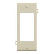 1-Gang Decora/GFCI Device Decora Wallplate, Sectional, Thermoplastic Nylon, Device Mount Center Panel, Light Almond