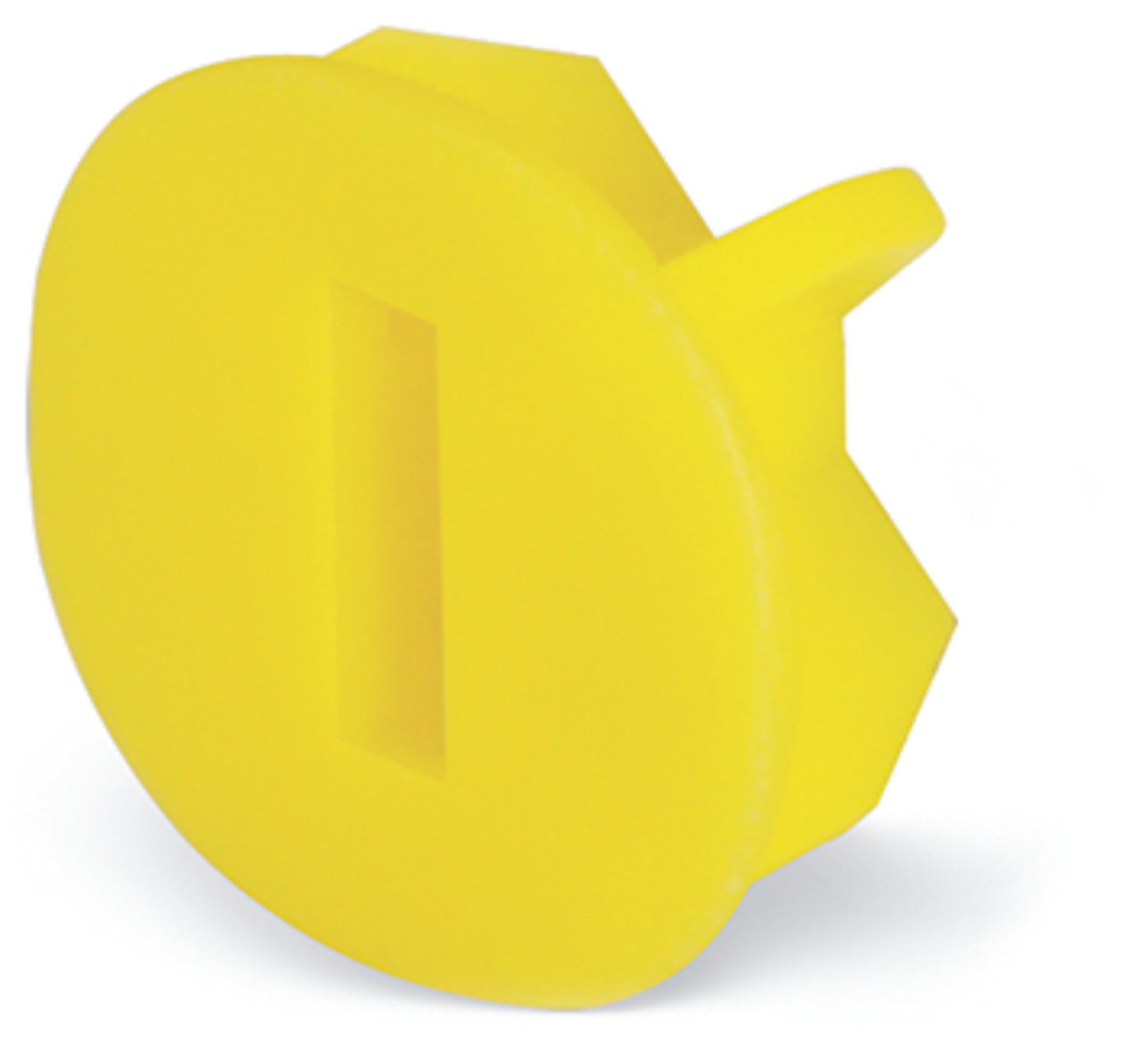 Finger guard; touchproof cover protects unused conductor entries; yellow