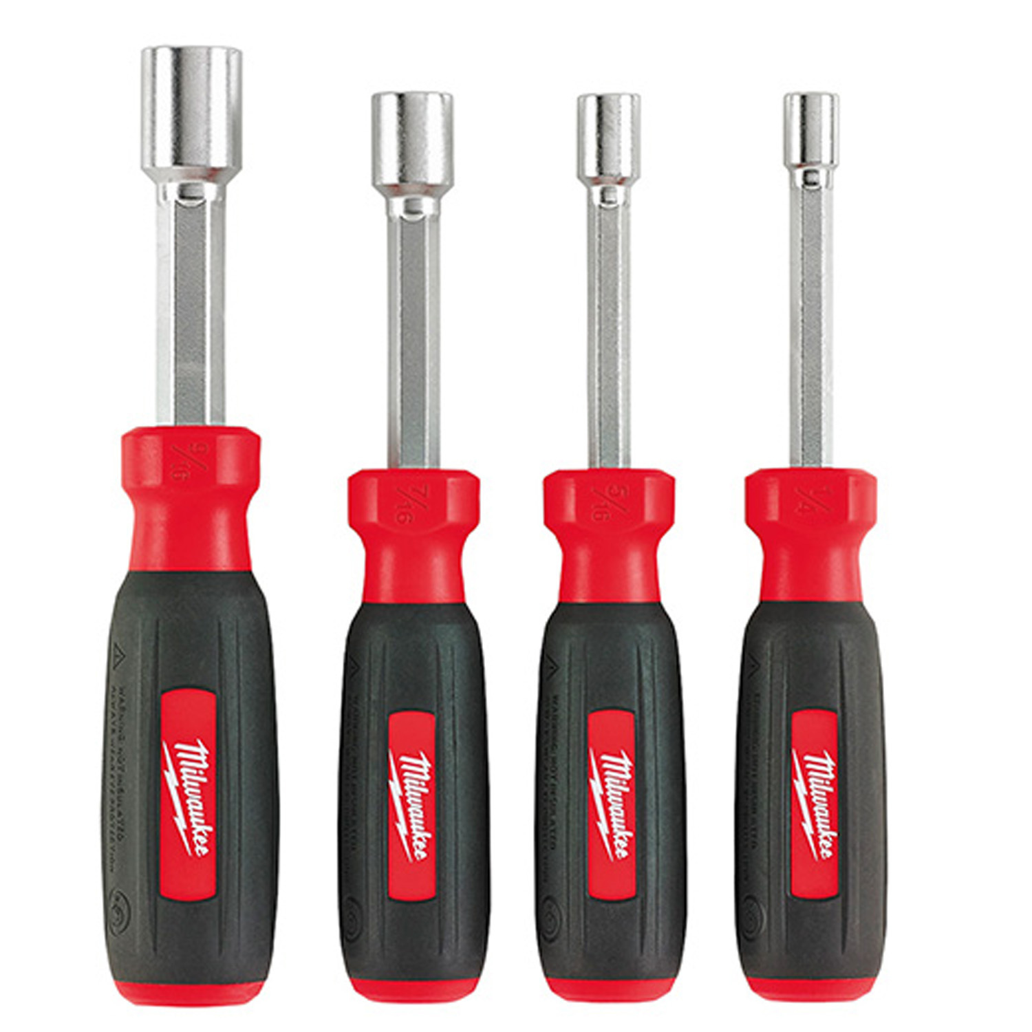 4 pc Hollow Shaft SAE Nut Driver Set