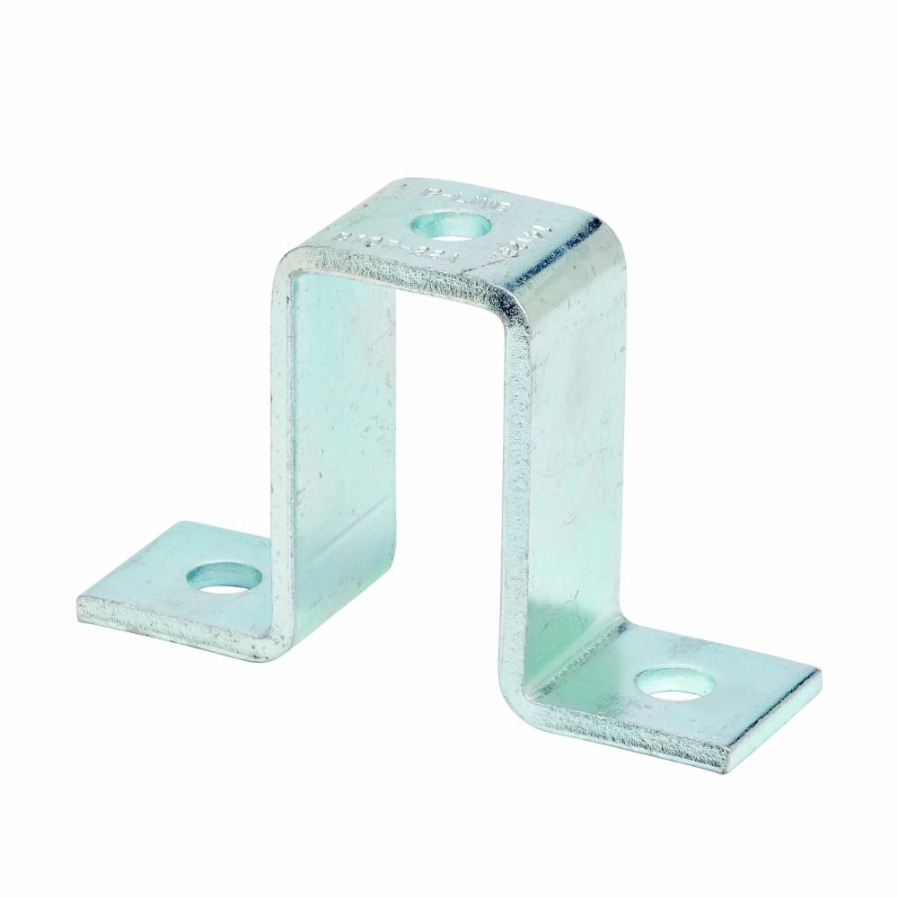 Eaton B-Line series U-support, 3.25" H x 5.43" L x 1.62" W, Steel, Electro-plated, 1/4" Gauge