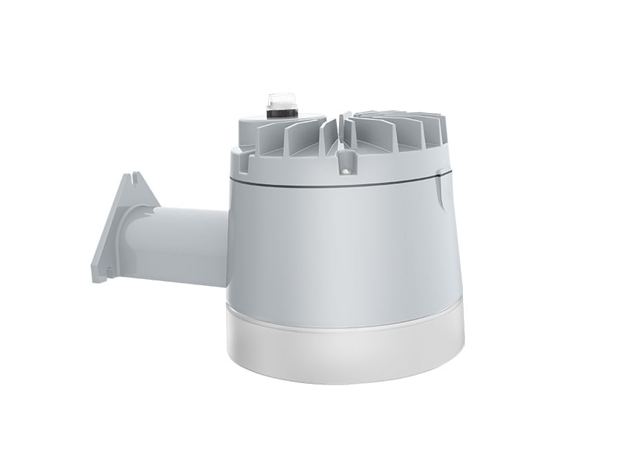 Yardblaster 60W, LED, 4000k, photocell(120-277V), 0-10V, Wall mount, Silver gray,
