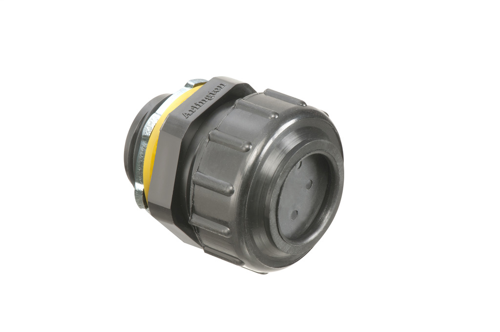 Nonmetallic, 3/4" multihole cord grip holds up to 5 cables and