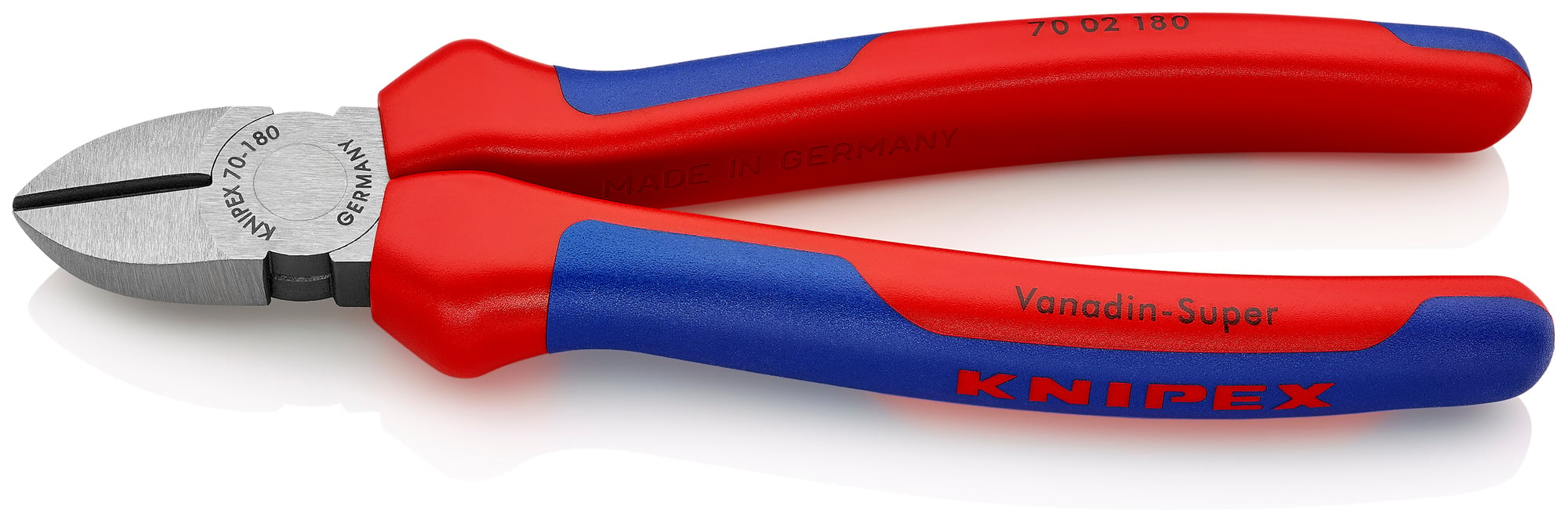 Diagonal Cutters, 7 1/4 in., Multi-component, Polished
