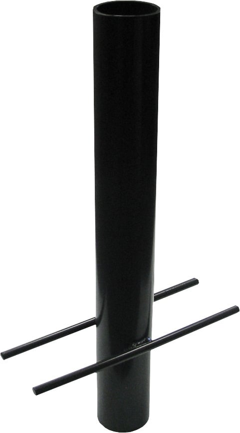Poles Bracket Ground Concrete Mount 2 3/8 Inches Tenon For Slipfitters