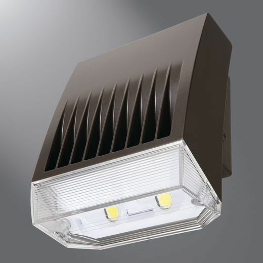 Crosstour MAXX, LED 81W, Wall Mount, Refractive Lens,  Pole Mount Arm, 5000K, 120-277V, Carbon Bronze