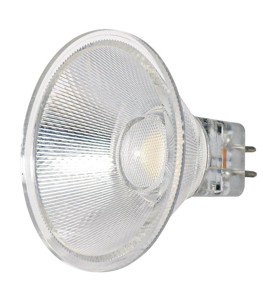 MR LED, Designation: 3W - LED MR16 LED - 40' Beam Spread - GU5.3 Base - 5000K - 12V