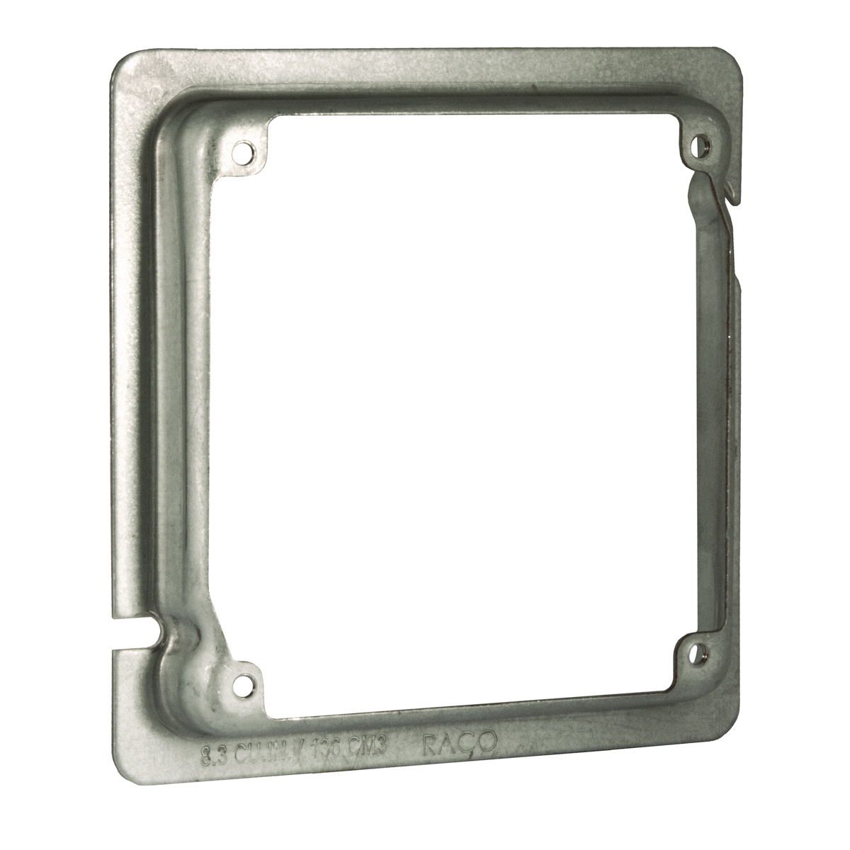 4-11/16 in. Square Cover, 5/8 in. Raised, for Life Safety Appliances andEmergency Signs