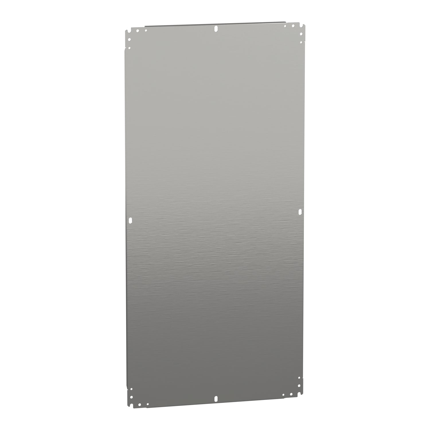 Plain mounting plate H1200xW600mm made of galvanised sheet steel