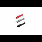 Set of three (one red, one gray, one black) safety designed insulated Probe Tip Alligator Clips. Designed for use with STL 120 Shielded Test Leads and TL75 Test Leads. Accepts standard 0.08 (2mm)-pin tip sized test probes. Nickel-plated steel jaw contac